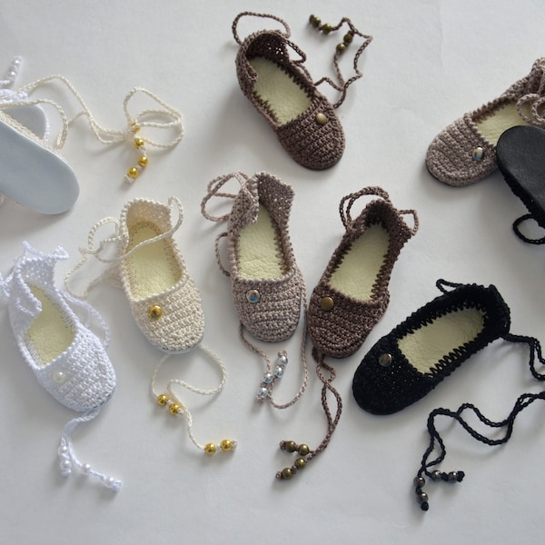 Knitted shoes (26 colors) for Minifee, MSD, BJD 1/4. (For people 14+)