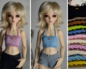 Top corto de algodón para minifee, slimmsd, BJD tamaño 1/4. (Para mayores de 14 años)