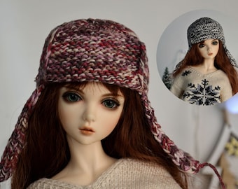 Bonnet tricoté pour poupée msd 1/4 bjd. (Pour les personnes de 14 ans et plus)