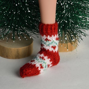 Knitted socks for smart doll, 1/3 bjd doll. For people 14 image 4