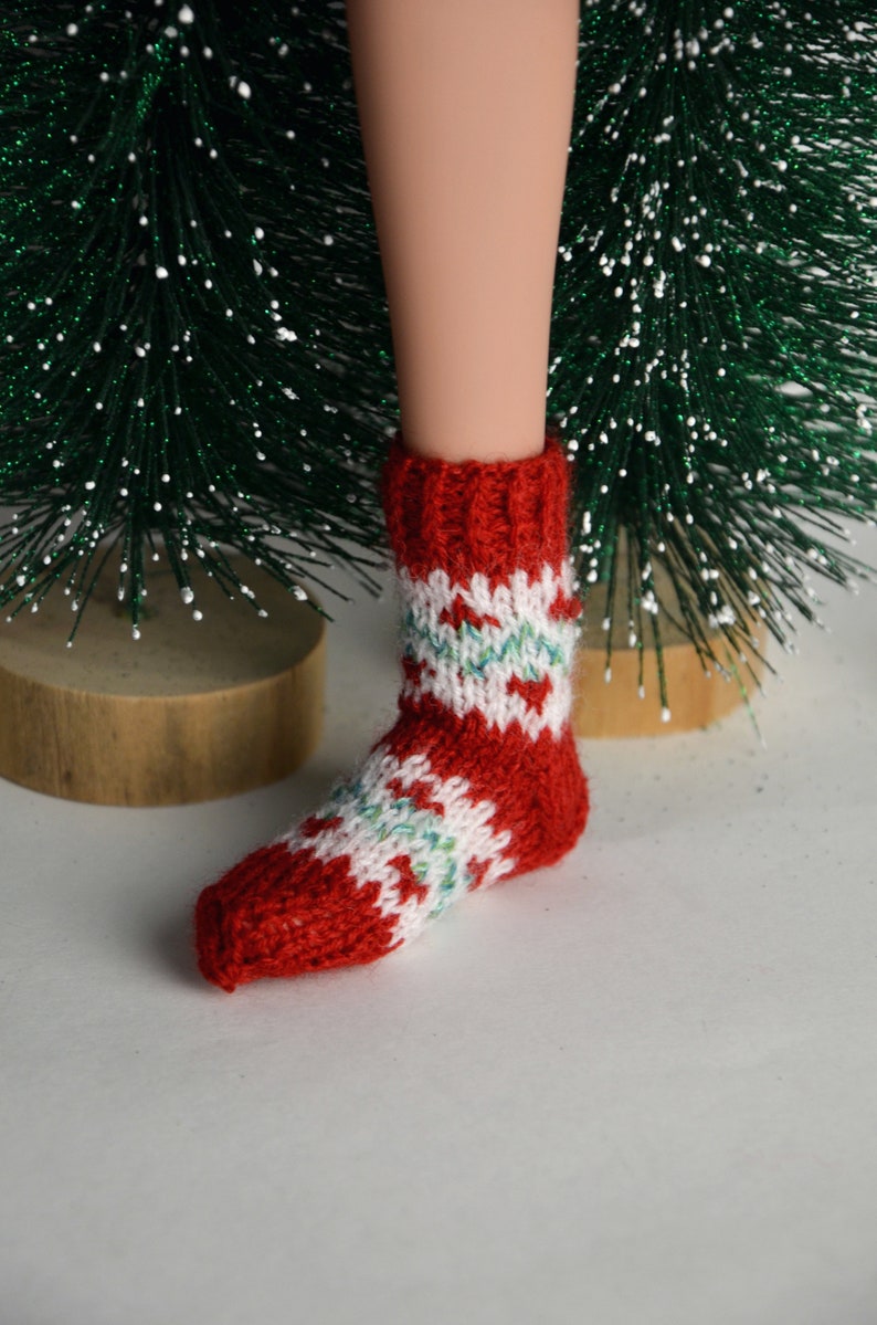 Knitted socks for smart doll, 1/3 bjd doll. For people 14 image 4