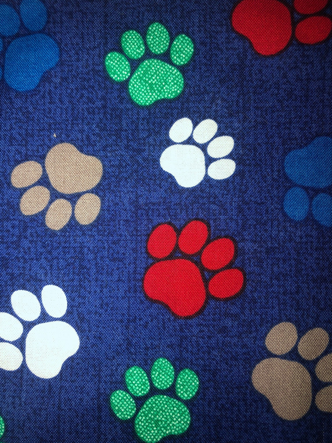 Patas azules de colores Perro / Gato Collar Slip Bandana | Etsy