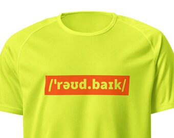 Road Bike Cycling Sports Jersey. Bicycle Shirts, Phonetic Spelling, 100% Breathable Polyester (Mesh), Bicycling Circlejerk Humor K05