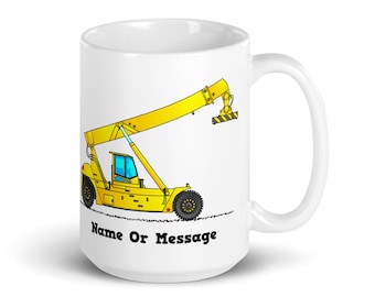 Reach Stacker Mug – Container Handler Operator Gift