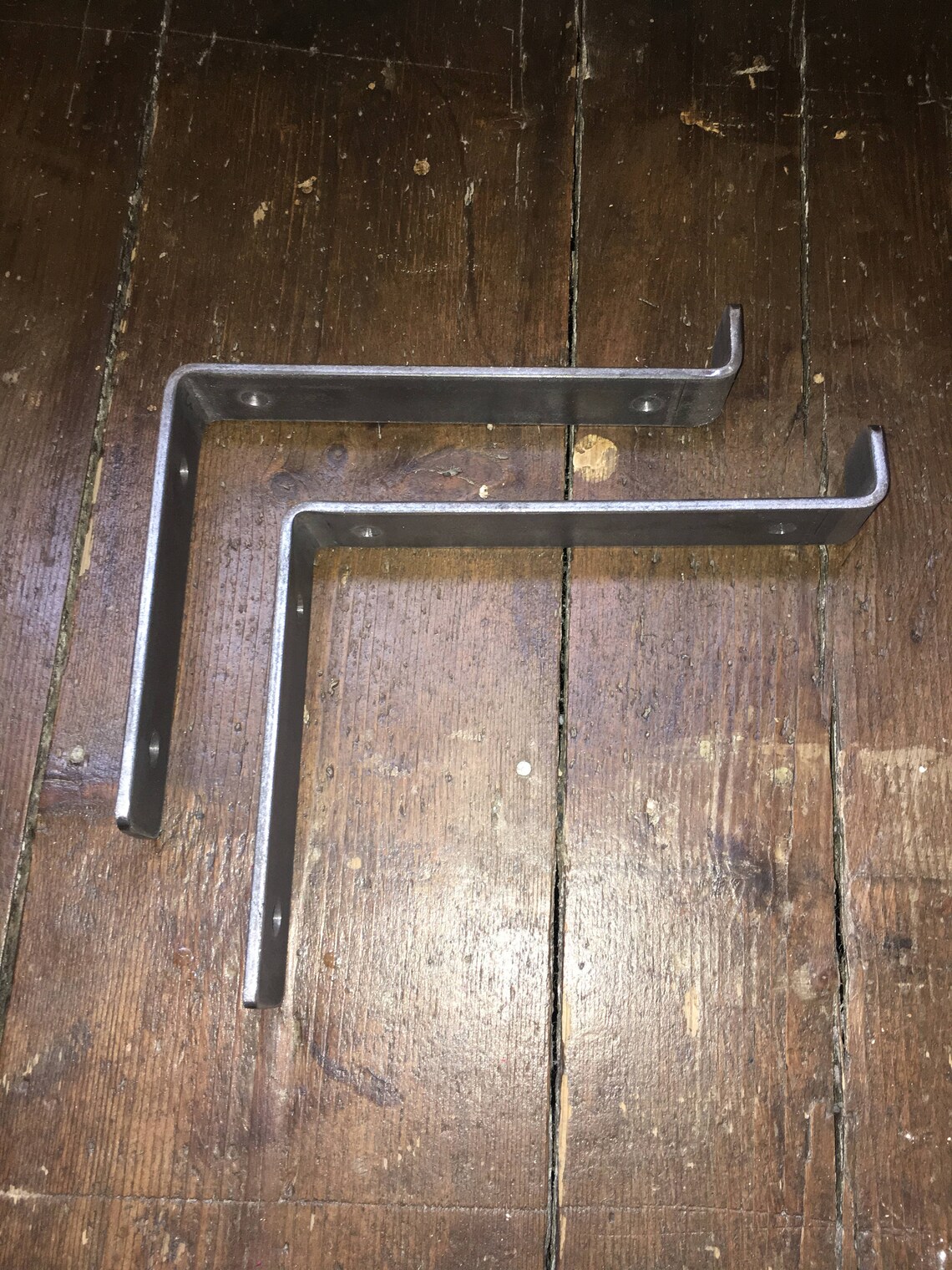 Pair Handmade Scaffold Board Shelf Brackets Fitting Kit Etsy