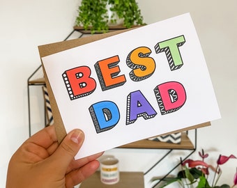 Best Dad Fathers Day Card