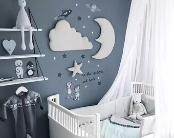 cloud themed nursery accessories