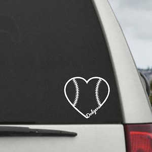 16x16cm Love I Love La Dodgers Baseball Originality Vinyl Decal