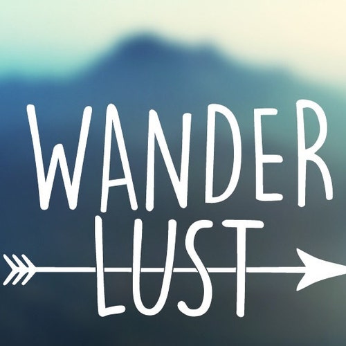 Wanderlust Arrow Vinyl Decal Car Decal Car Sticker | Etsy