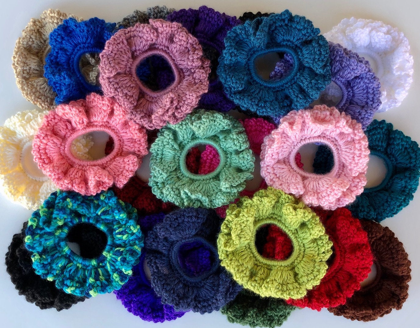 Crochet Scrunchie Hair Tie