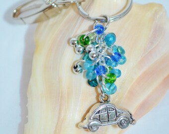 Keychain Swivel Clip VW Beetle, Volkswagen Keychain, Volkswagen Bug Keychain, VW Beetle Keychain, Beetle Keychain, Beetle Bug Keychain
