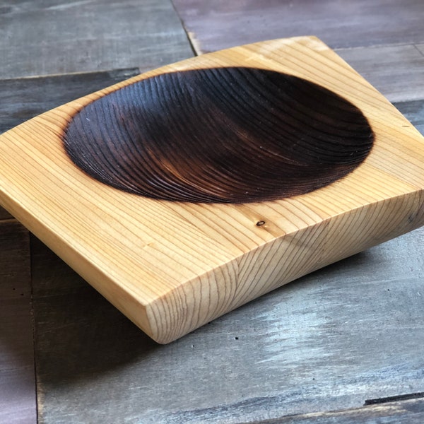 Charred Cedar Pinch Bowl