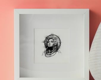 Beyoncé print - Queen B - for strong women - feminist print