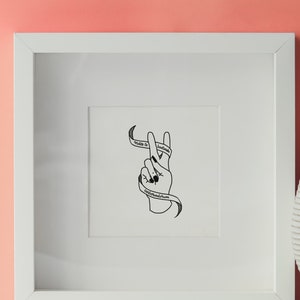 Don&#39;t let the bastards grind you down - Nolite te bastardes (Latin text) - feminist print