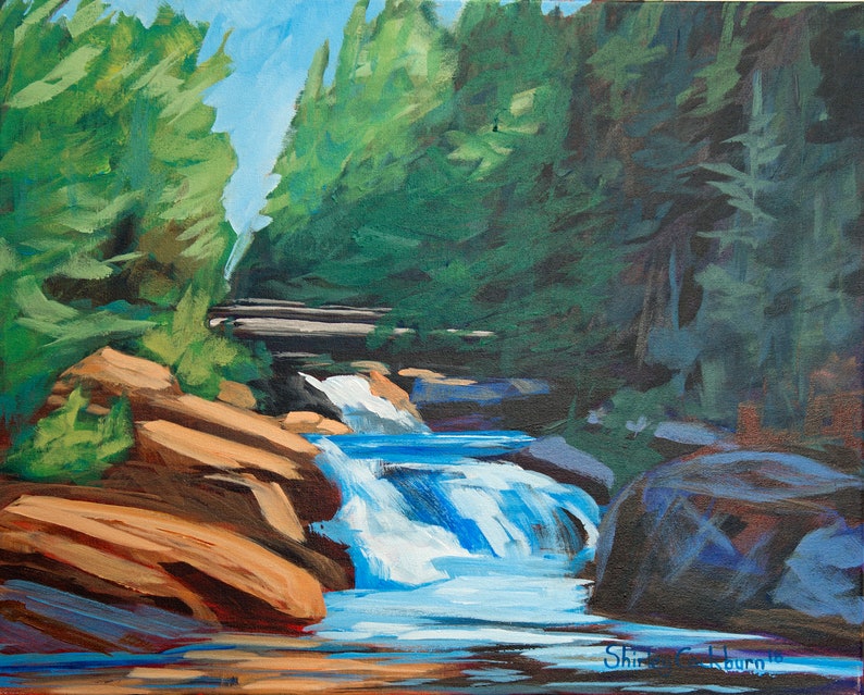 825 home decor, landscape print art original art canadian artist landscape art trees pine trees northern ontario wall art