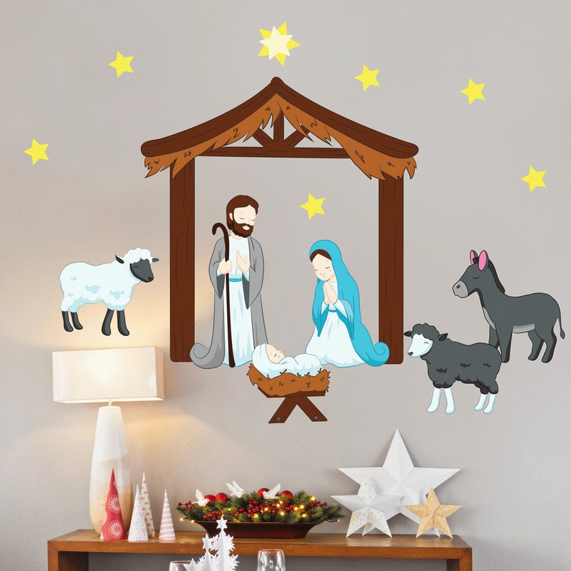 Nativity Scene Etsy