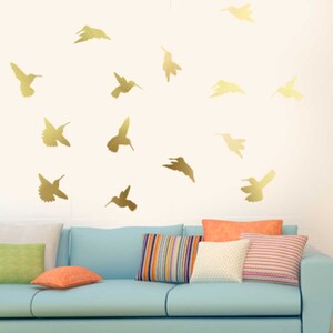 Hummingbird Decal Set - Kiss Cut Hummingbird Decal by Chromantics