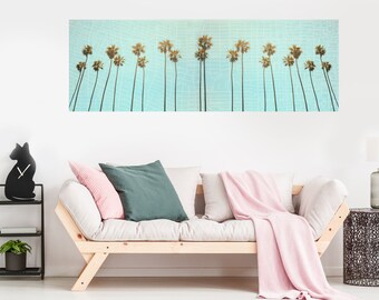 Hollywood Palms Wall decal - Tropical  Palm Tree Decal By Chromantics