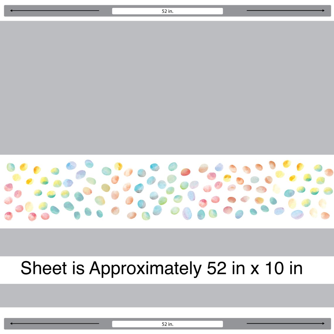 Watercolor Dot Wall Decal Kit Polka Dot Wall Decal by Etsy