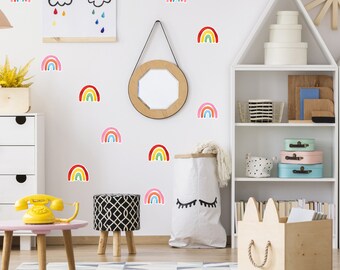 Rainbow Watercolor Wall Decal Kit  by Chromantics