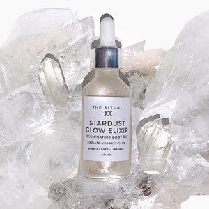 Stardust Glow Elixir Illuminating Body Oil | Summer Glow | Shimmering body oil | Organic body oil | Anti-aging Body oil | skincare