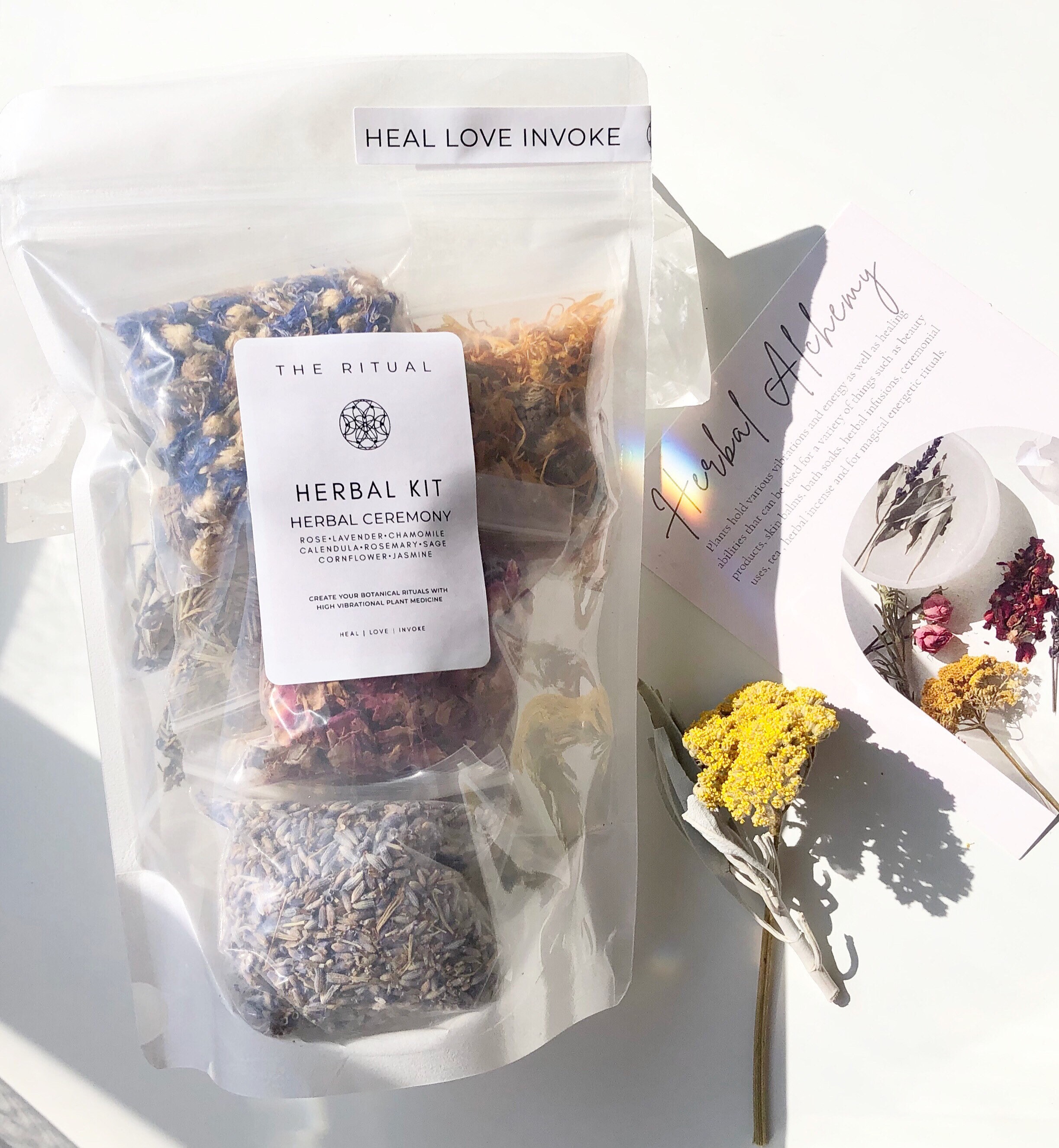 Herbal Alchemy Kit – 8 Organic Herbs for Rituals, Spells, Tea, Bath ...
