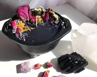 Bewitched Cauldron Candle | Moon spell | Bestseller | Ritual Candle | Intention Candle | witchcraft | witch| Protection | Halloween decor