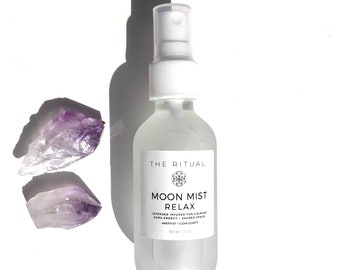 RELAX Aromatherapy Lavender | aura cleanse |  amethyst |tranquility meditation |sleep aid| essential oil | pillow linen mist | spa gift