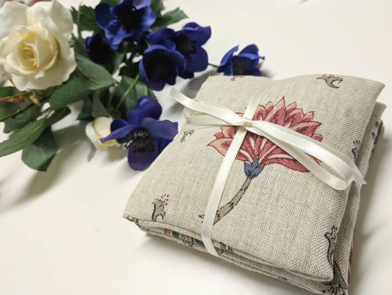 Lavender Bags Natural English Cream Linen House Warming Gift Sleep Aid Wedding Gift Drawer Liners