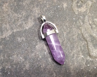 Czech Pressed Glass Beads in the form of dagger Amethyst Opal 50pcs Dagger Small Beads Violet Opal 3x10mm
