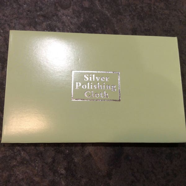 Silver polishing cloths perfect to renew finish on adjustable bangles and more