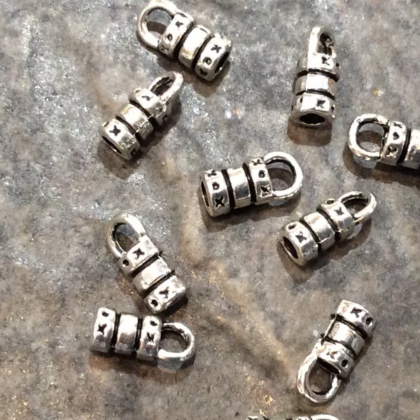 Leather Cord End Cap Etsy