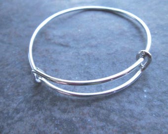 CLEARANCE Child Size Adjustable Bangle Bracelet 2" diameter Children's bangle bracelet
