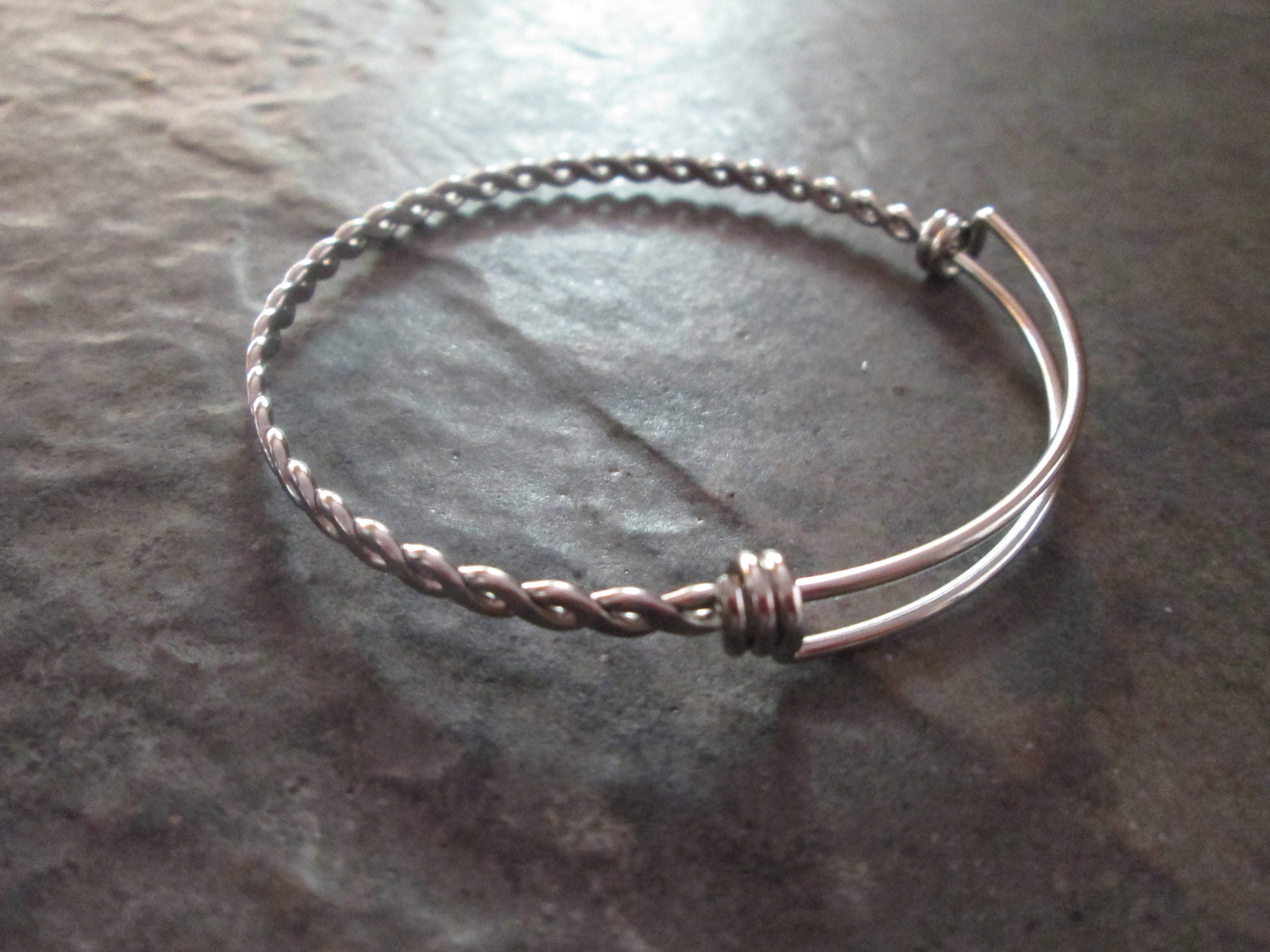 Stainless Steel Bracelet Finding for Charms, Jewelry Making