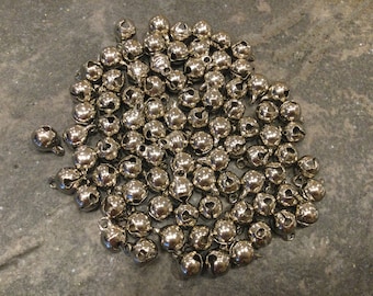 Breloques Jingle Bell Paquet de 10 breloques cloche rondes de 6 mm pour la fabrication de bijoux et l'artisanat