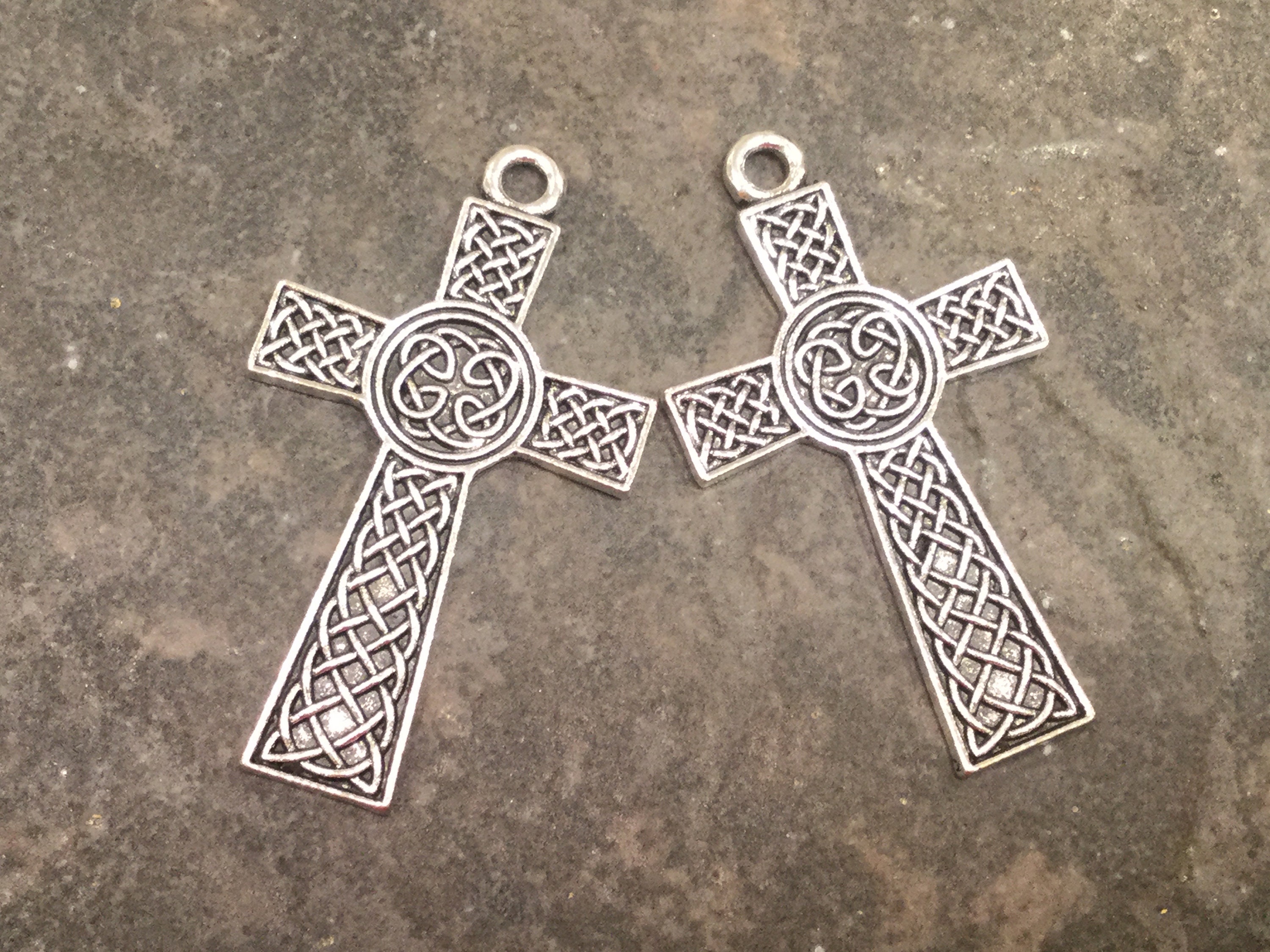 Celtic Cross Charms - Etsy