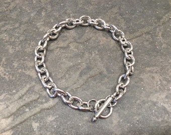 CLEARANCE Stainless Steel Toggle Chain Bracelets for jewelry making Chain link bracelets for Charm bracelets