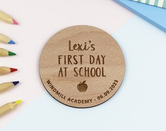 Personalised First Day of School Keepsake Disc: Photo Prop