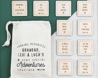 Grandad And Me Adventures, Adventures With Granddad, Grandad and Me Time, Personalised Gift For Grandad, Father's Day Gift for Grandad