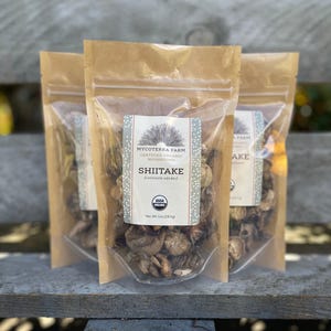 Certified Organic Dried Shiitake Mushrooms