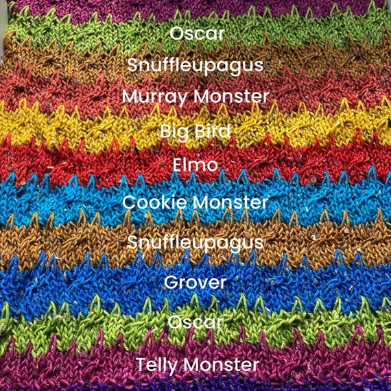 Hand Dyed Donegal DK Minis. 20g Mini Skeins Purchase 5+ receive discount Little Things CowlBeanie Sesame Street Inspired Donegals