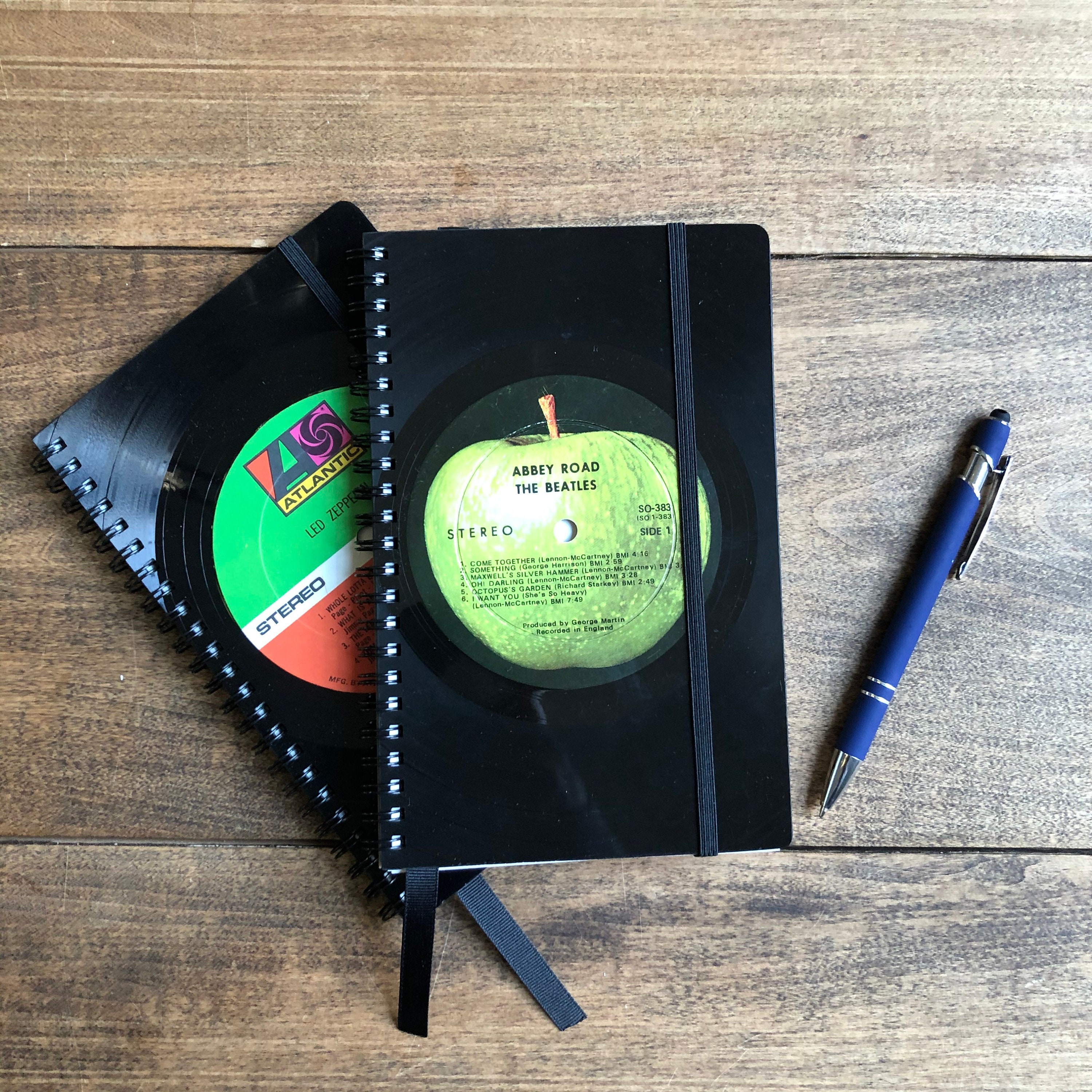 Handmade Vinyl Record Notebooks Etsy