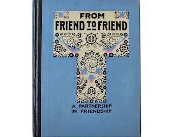 From Friend To Friend A Partnership in Friendship PF Volland Boxed Book, Friendship Poems, Poetry, Gift Book, Best Friends, Friend Gift