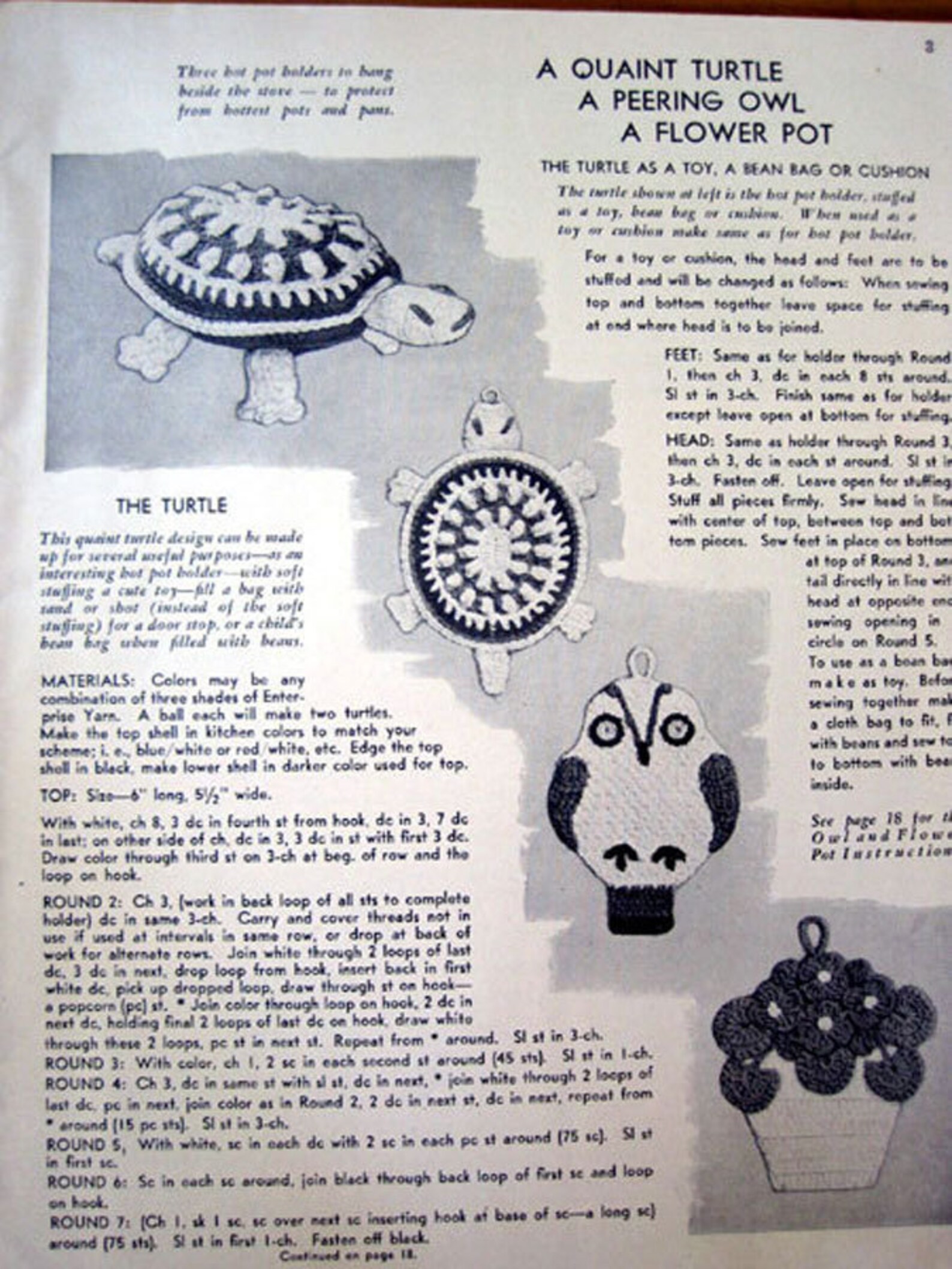 Lightnin Like Designs to Crochet Pattern Book - 1940s Home Decor ...