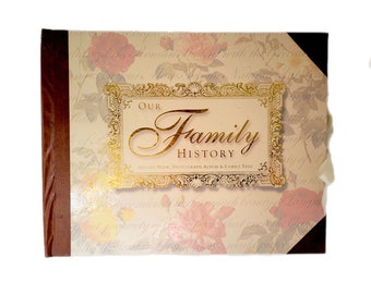 Preserve Your Heritage with Our Family History Record Book Photograph Album Family Tree, Perfect for Parents, Grandparents, & Genealogists