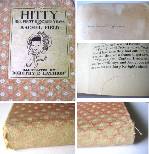 HITTY HER FIRST HUNDRED YEARS 1:6 Scale Book Readable Illustrated Book Playscale