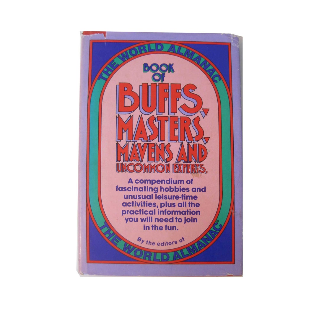 Book of Buffs, Masters, Mavens and Uncommon Experts Vintage Trivia Book ...