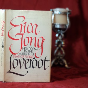 ERICA JONG Podpisany egzemplarz Loveroot - Księga poezji - 1975 - Dedykacja dla Leo Louis Martello - Czary