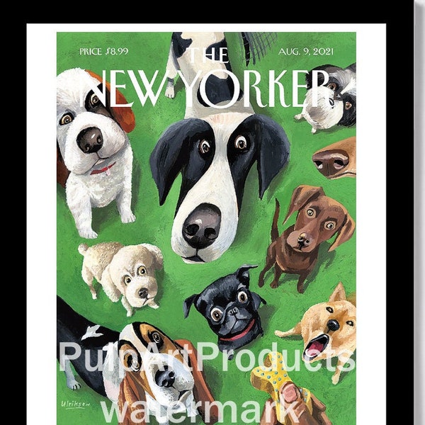 THE NEW YORKER - "Doggies Want a Biscuit?" Cover Poster