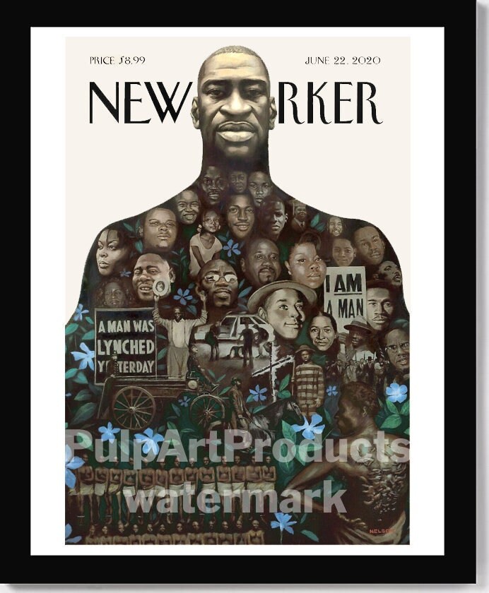 THE NEW YORKER Poster de couverture de George Floyd Say Their Names Etsy France